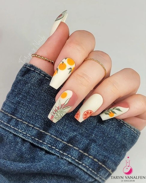 Minimal Fruit Nail For Women