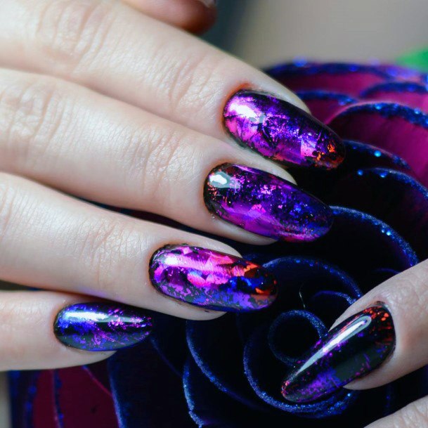 Minimal Galaxy Nail For Women