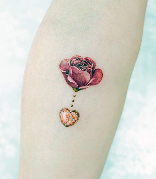 Minimal Gold Tattoo For Women