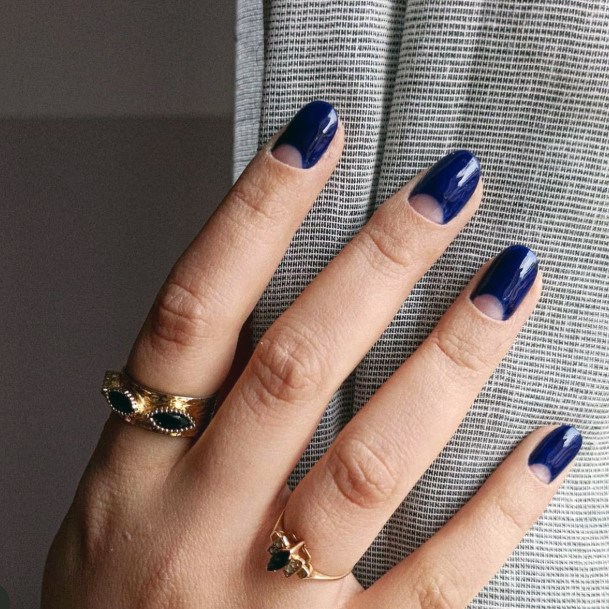 Minimal Half Moon Nail For Women