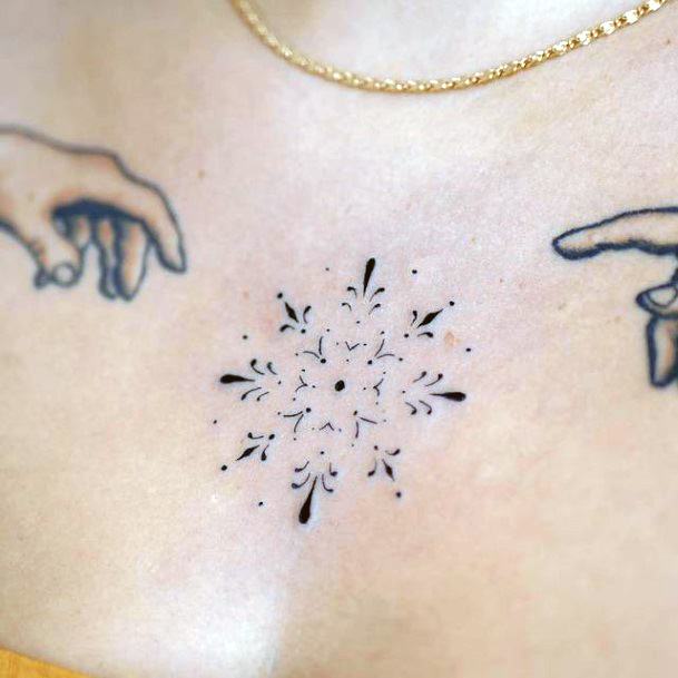 Minimal Handpoke Tattoo For Women