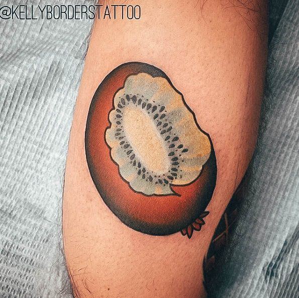 Minimal Kiwi Tattoo For Women