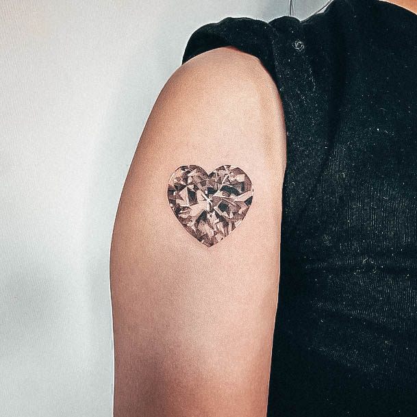 Minimal Love Tattoo For Women