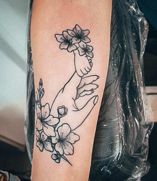 Minimal Miscarriage Tattoo For Women