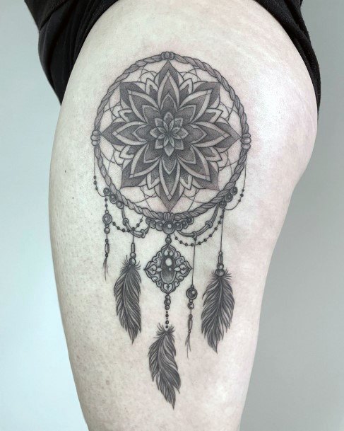 Minimal Native American Tattoo For Women