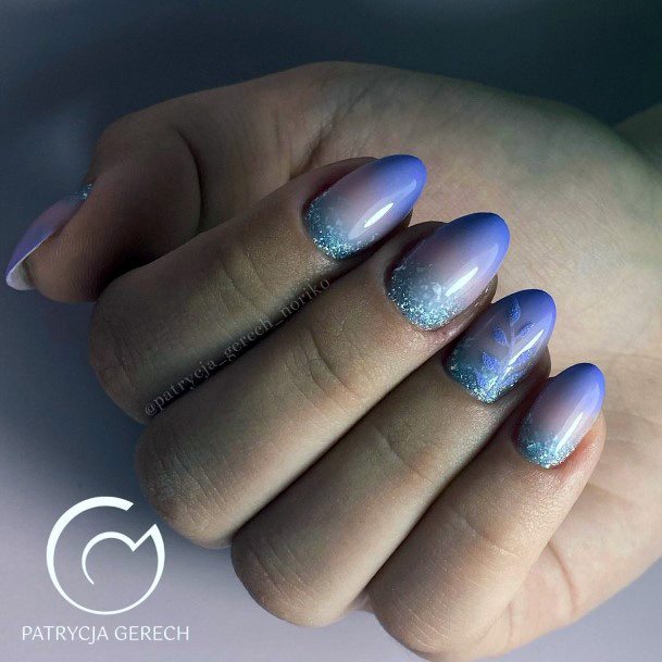 Minimal Purple Dress Nail For Women