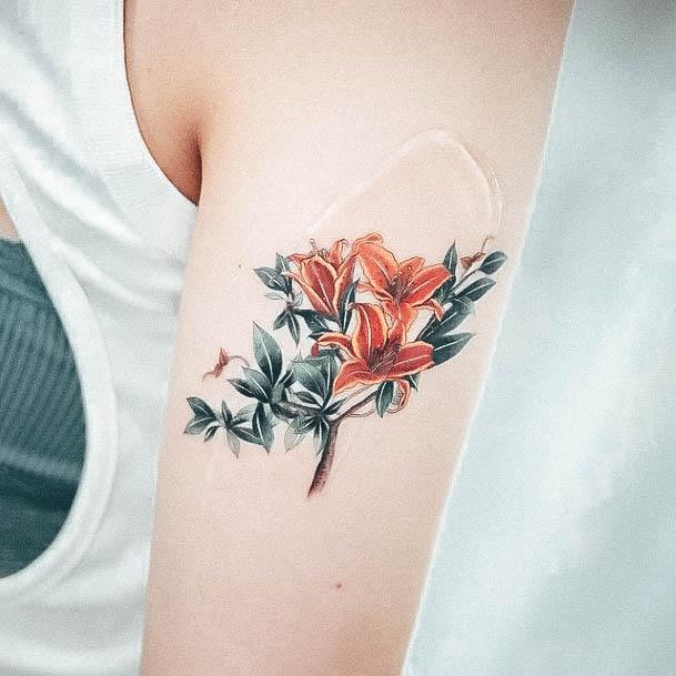 Minimal Small Flower Tattoo For Women