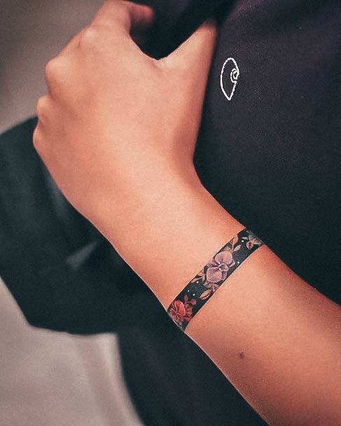 Minimal Small Wrist Tattoo For Women