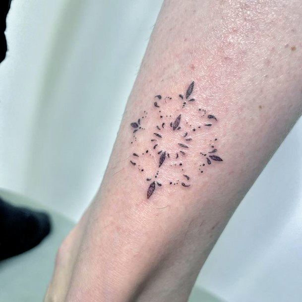 Minimal Spiritual Tattoo For Women