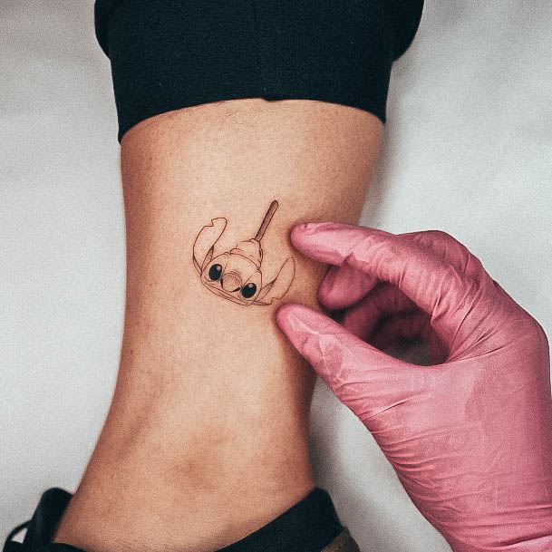 Minimal Stitch Tattoo For Women