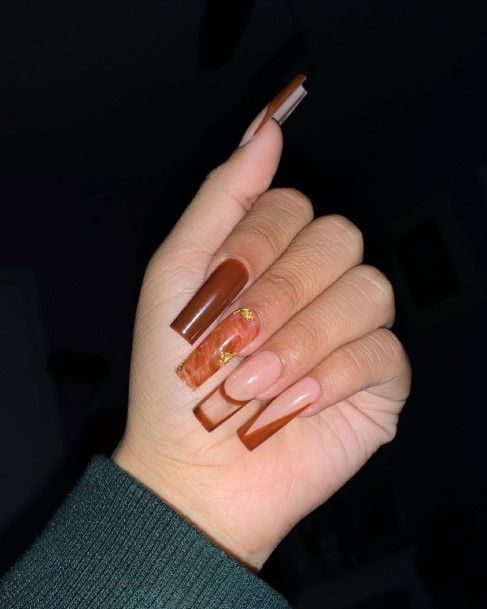 Minimal Thanksgiving Nail For Women