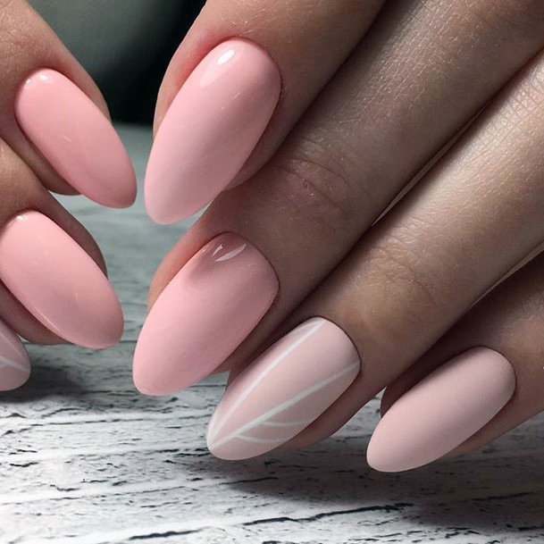 Minimal White Dress Nail For Women