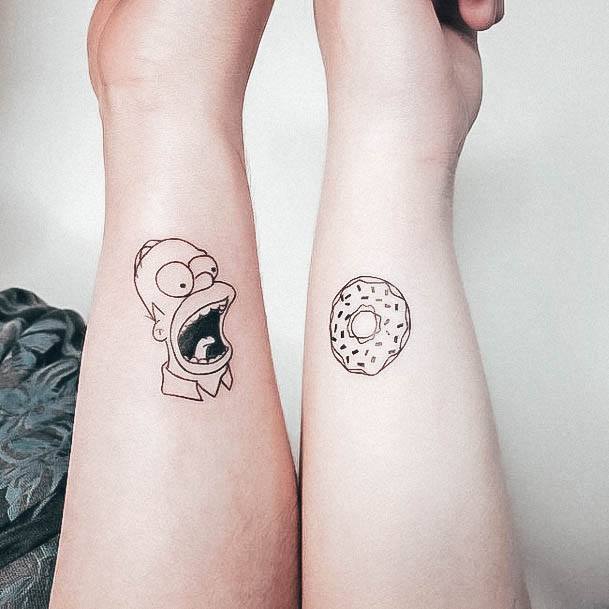 Minimalistic Womens Food Tattoo Designs