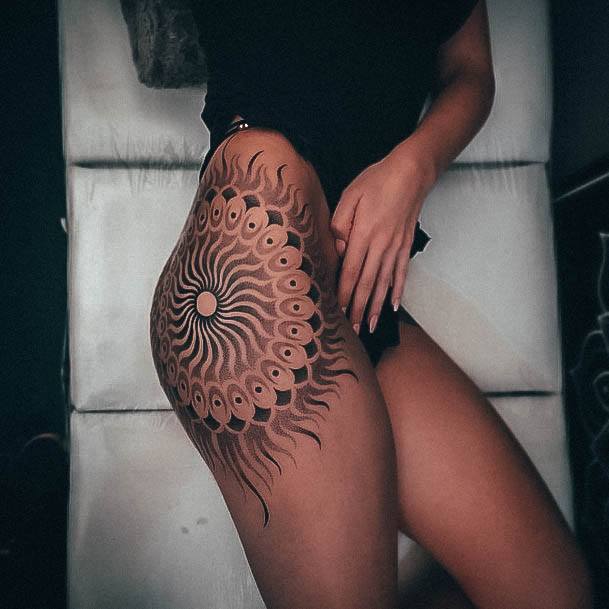 Minimalistic Womens Hip Tattoo Designs