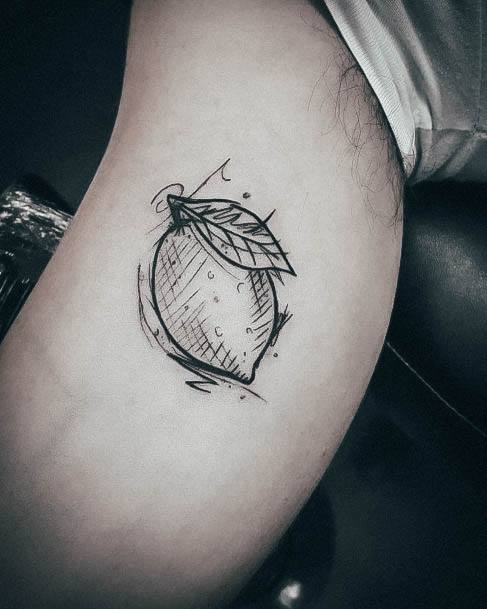 Minimalistic Womens Lime Tattoo Designs