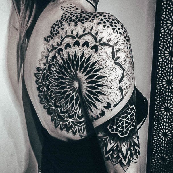 Minimalistic Womens Mandala Tattoo Designs