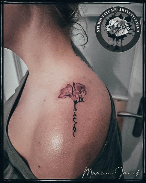 Minimalistic Womens Name Tattoo Designs