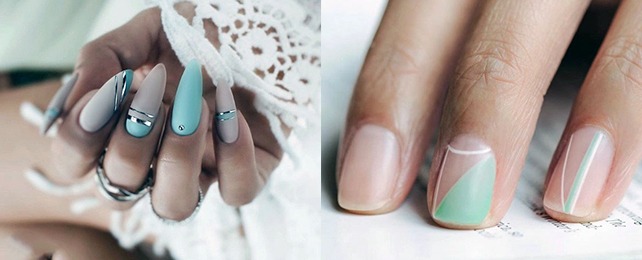 Top 60 Best Mint Nails For Women – Cool Green Design Ideas