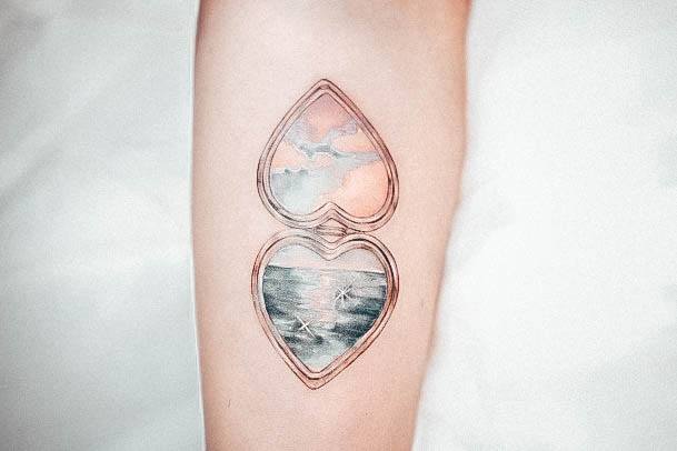 Mirroric Womens Mirror Tattoo Designs