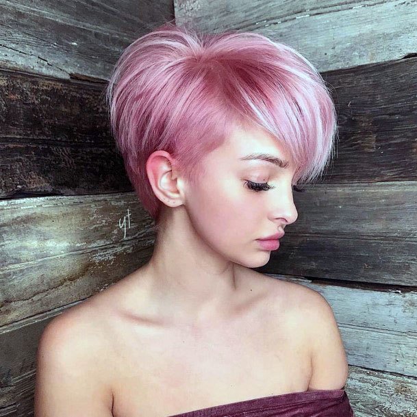 Mod Pink Pixie Charming Hairstyle