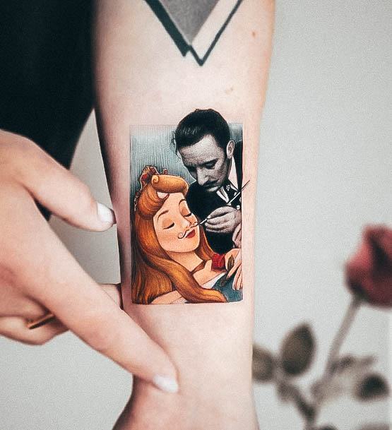 Modern Disney Tattoos For Women Wrist