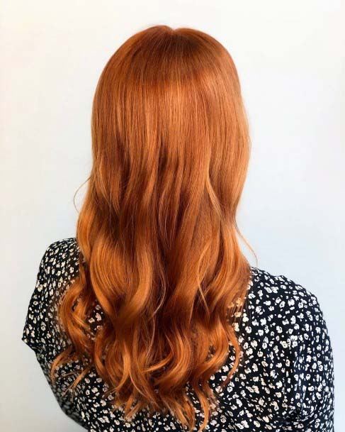 Modern Fine Red Hair In The Spring Women