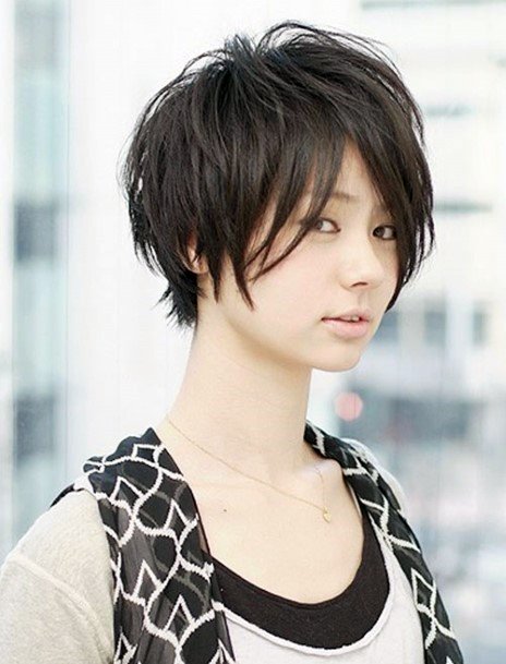 Modern Pixie Asian Hairstyles Women