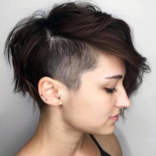 Modern Stylish Look Short Black Hairstyle Fun Stylish Cute Girl