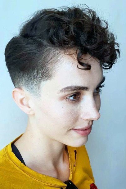 Modern Womens Hairstyle Featuring Edgy Tapered Looks For Black Hair