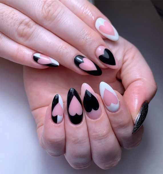 Monochrome Nails Feminine Ideas