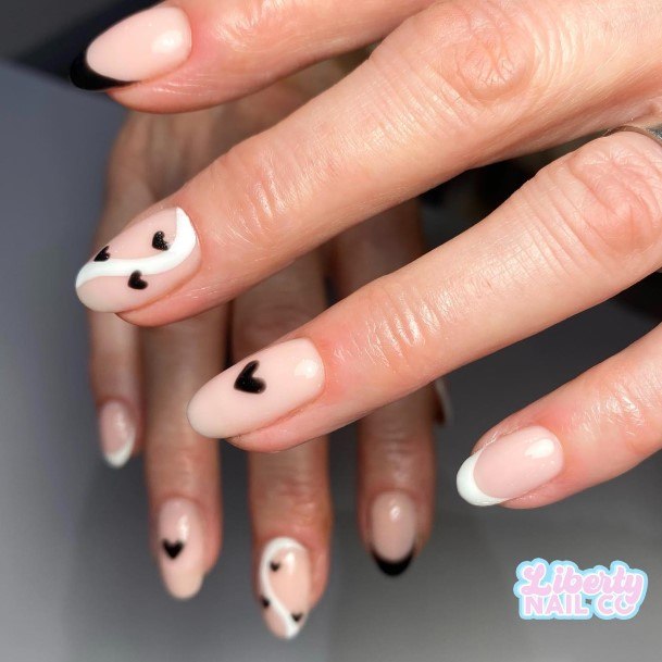 Monochromeic Womens Monochrome Nail Designs