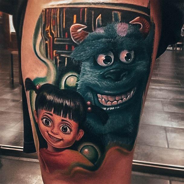 Monsters Inc Disney Tattoos For Women