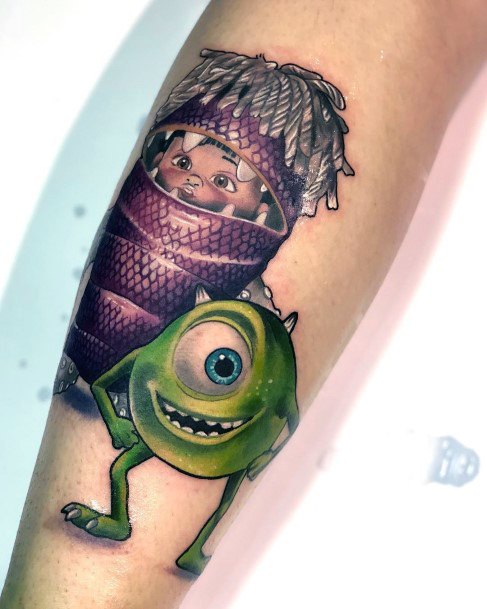 Monsters Inc Tattoo Design Inspiration For Women