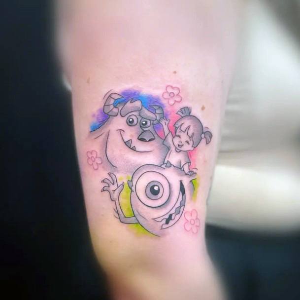 Monsters Inc Tattoos Feminine Ideas