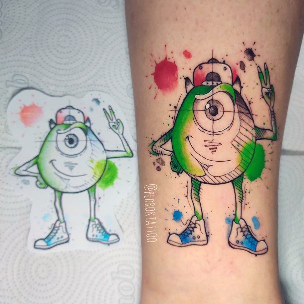 Monsters Inc Womens Tattoo Ideas