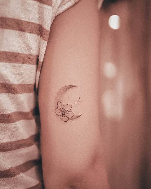 Moon Tattoo Designs For Women