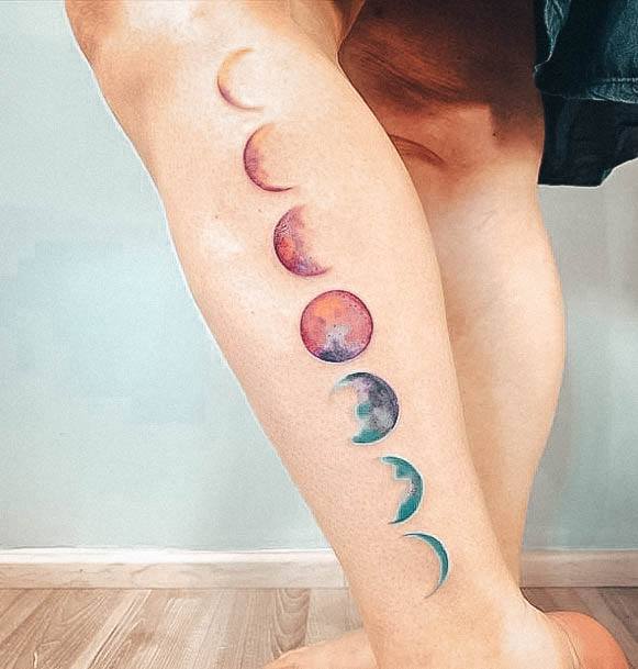 Moon Tattoo Ideas For Girls