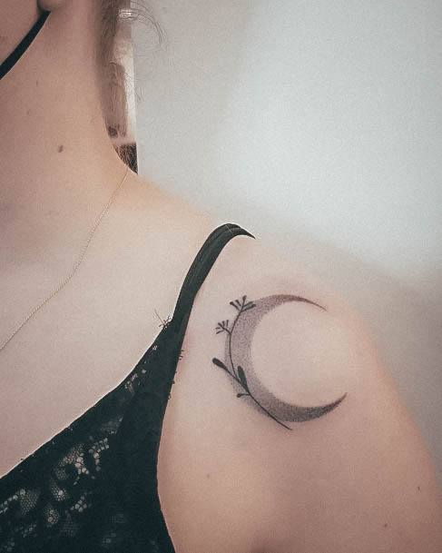 Moon Tattoos Female Design Ideas