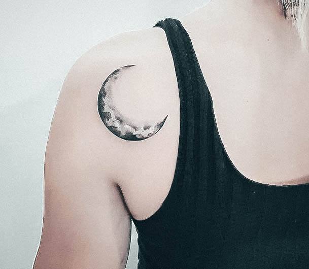 Moon Tattoos For Girls