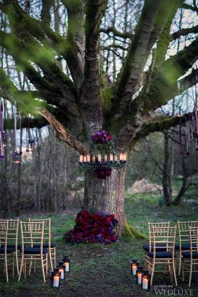 Mosntrous Tree Wedding Decor Gothic Style