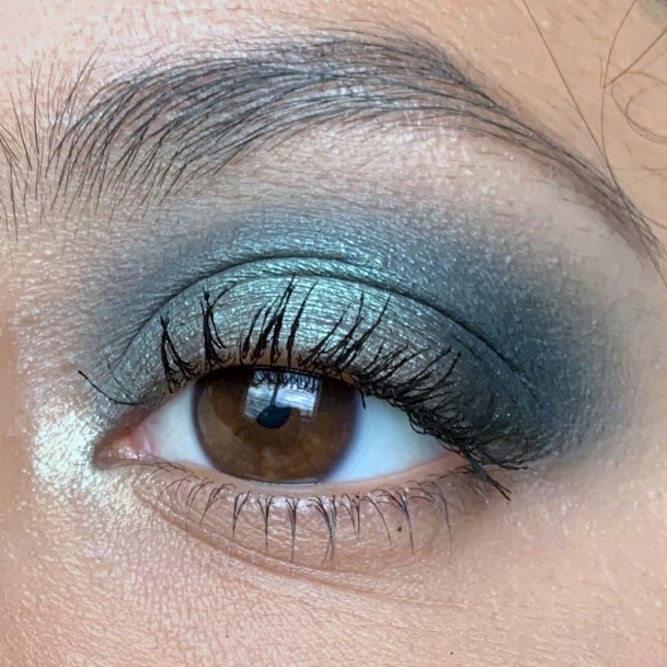 Moss Green Grey Eyeshadow For Women