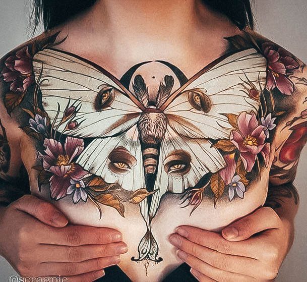 Moth Girls Tattoo Ideas