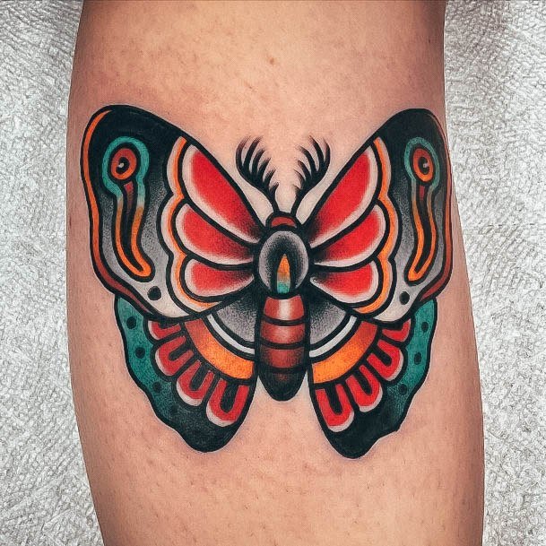 Moth Tattoo Design Inspiration For Women