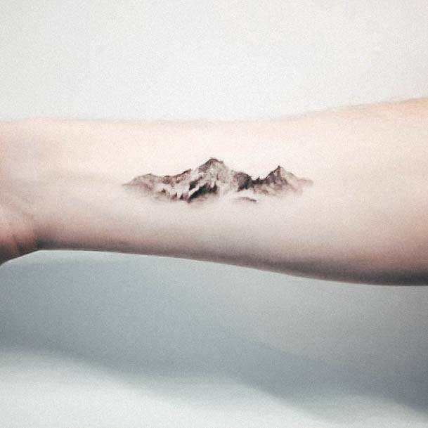 Mountain Female Tattoo Designs