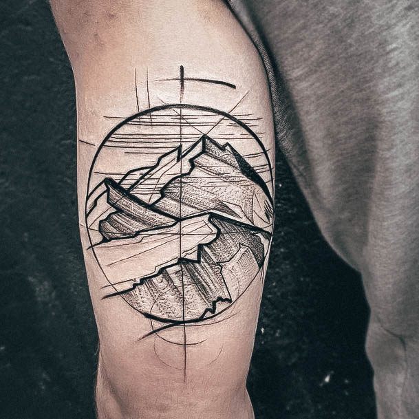 Mountain Tattoo Design Inspiration For Women