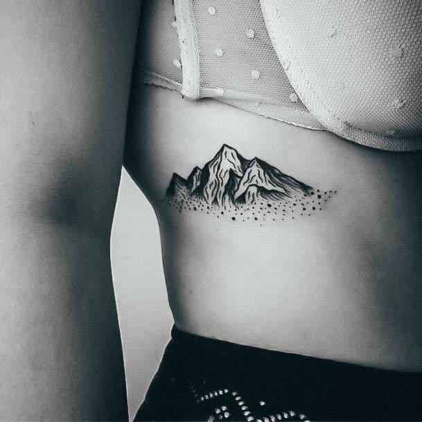 Mountain Tattoo For Ladies