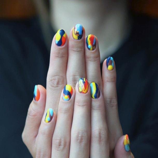 Multiple Colorful Nail Ideas For Women