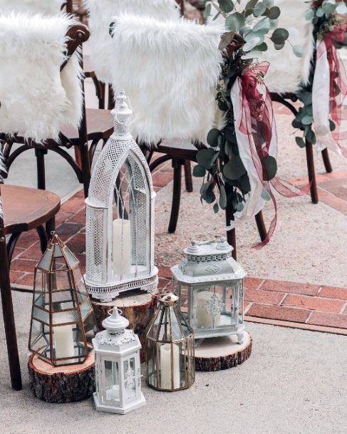 Multiple Lanterns Wedding Decor