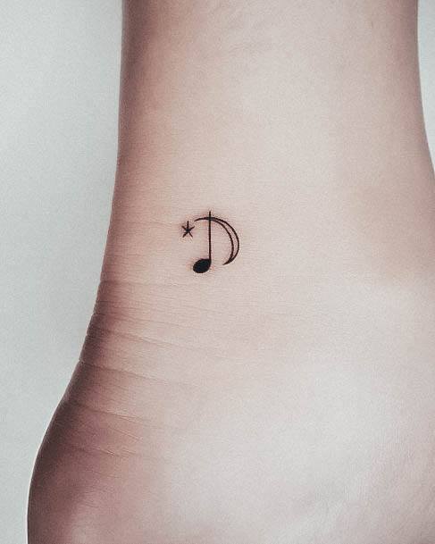 Music Note Tattoo Art For Women