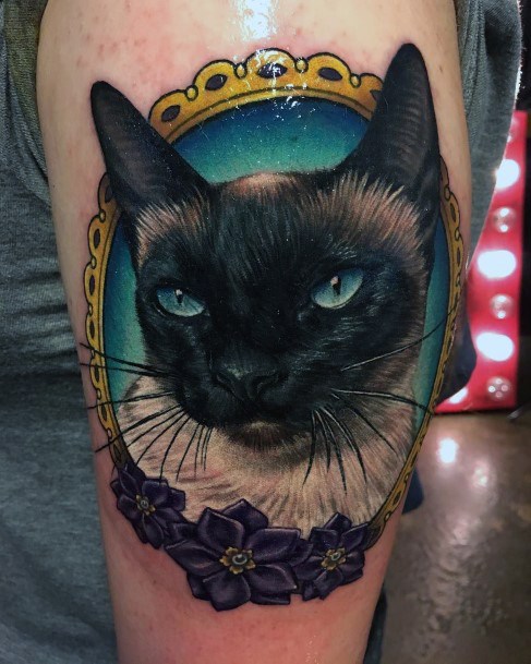 Mystical Cat Tattoo For Women
